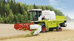 Für den DOMINATOR 130 stehen die beiden
Schneidwerke C 450 und C 420 zur Verfügung. - Vorsatzgeräte